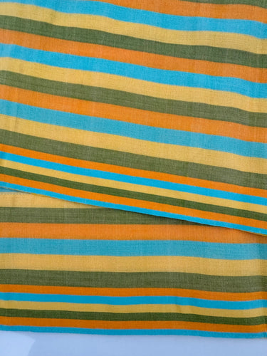 ShopNaya Exclusive | Handwoven | Pure Cotton Saree | No Blouse | Multi Color | Ships from California